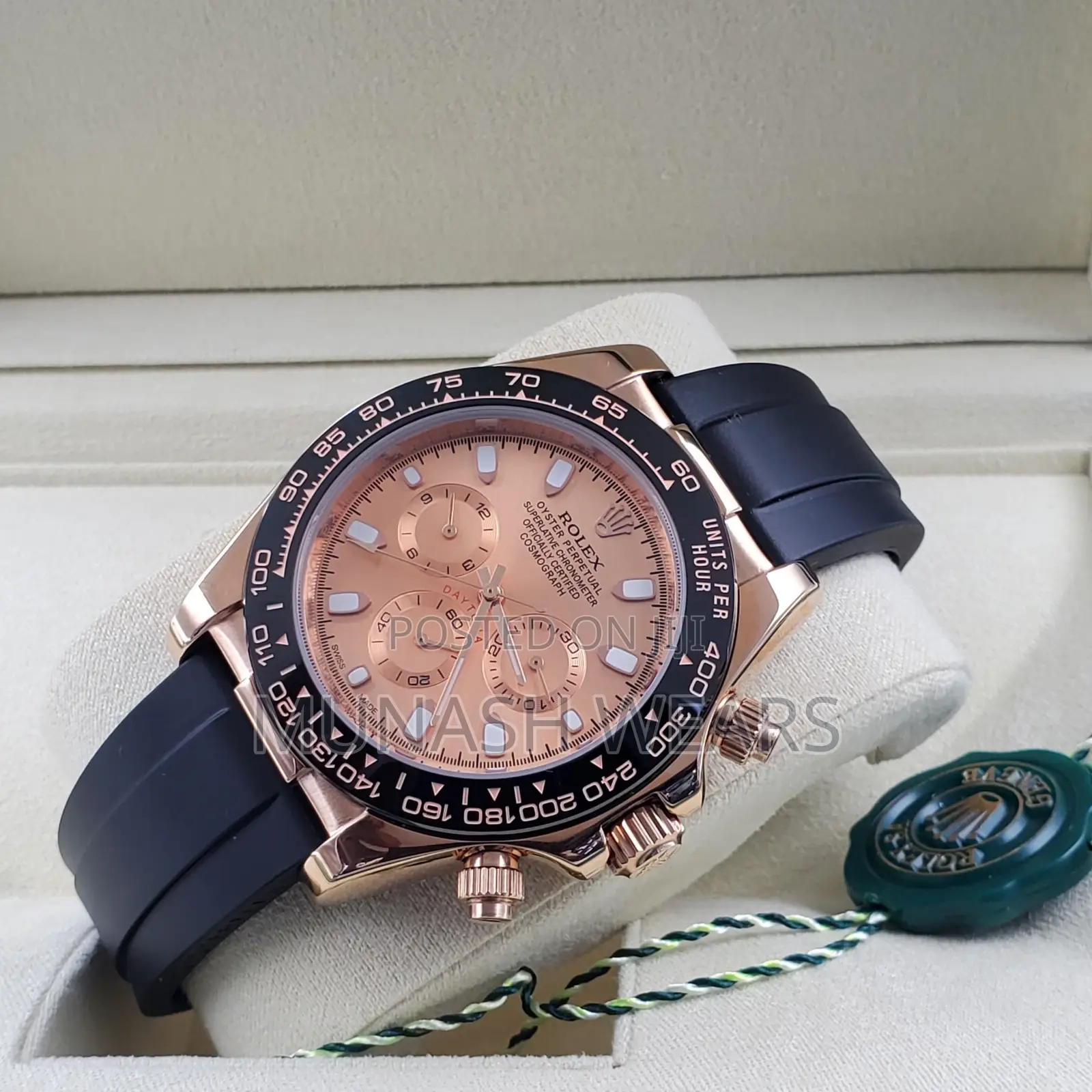 Luxury Rubber Strap X Chronograph Rolex