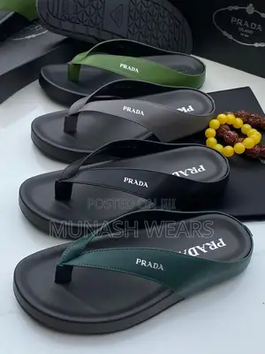 Prada Multi Leather Slipers