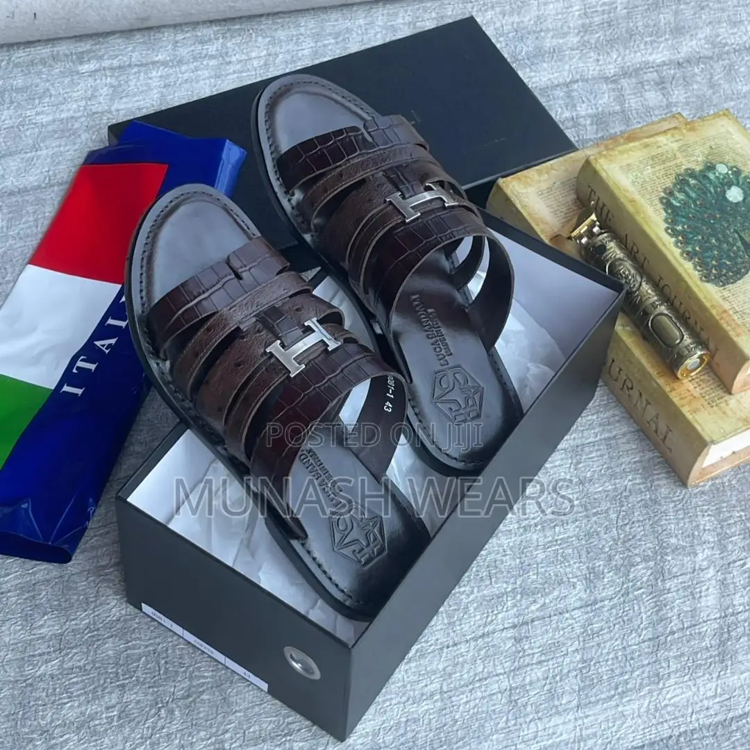 Italian Leather Slipers X Sandal