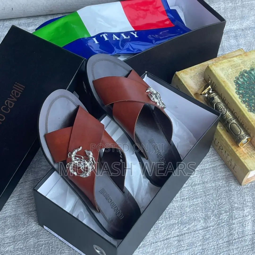 Italian Leather Slipers X Sandal