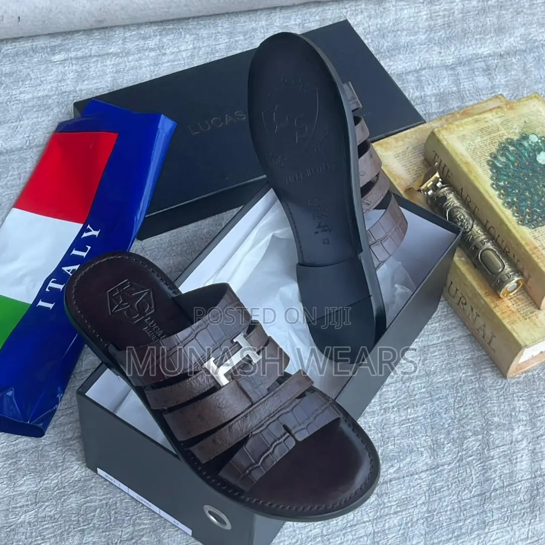 Italian Leather Slipers X Sandal