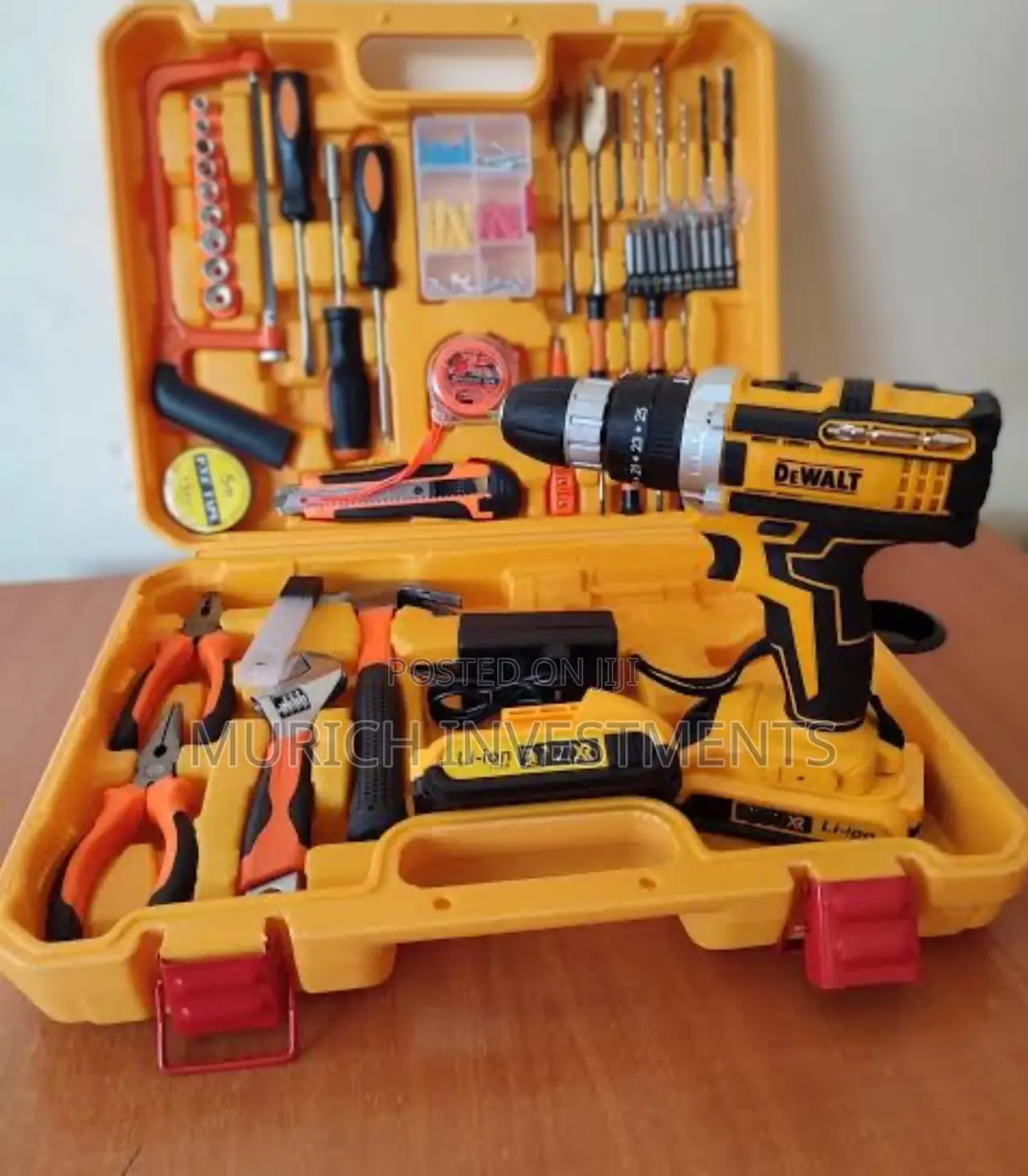 Dewalt 48v Cordless Drill Set With Hammer Drill Function