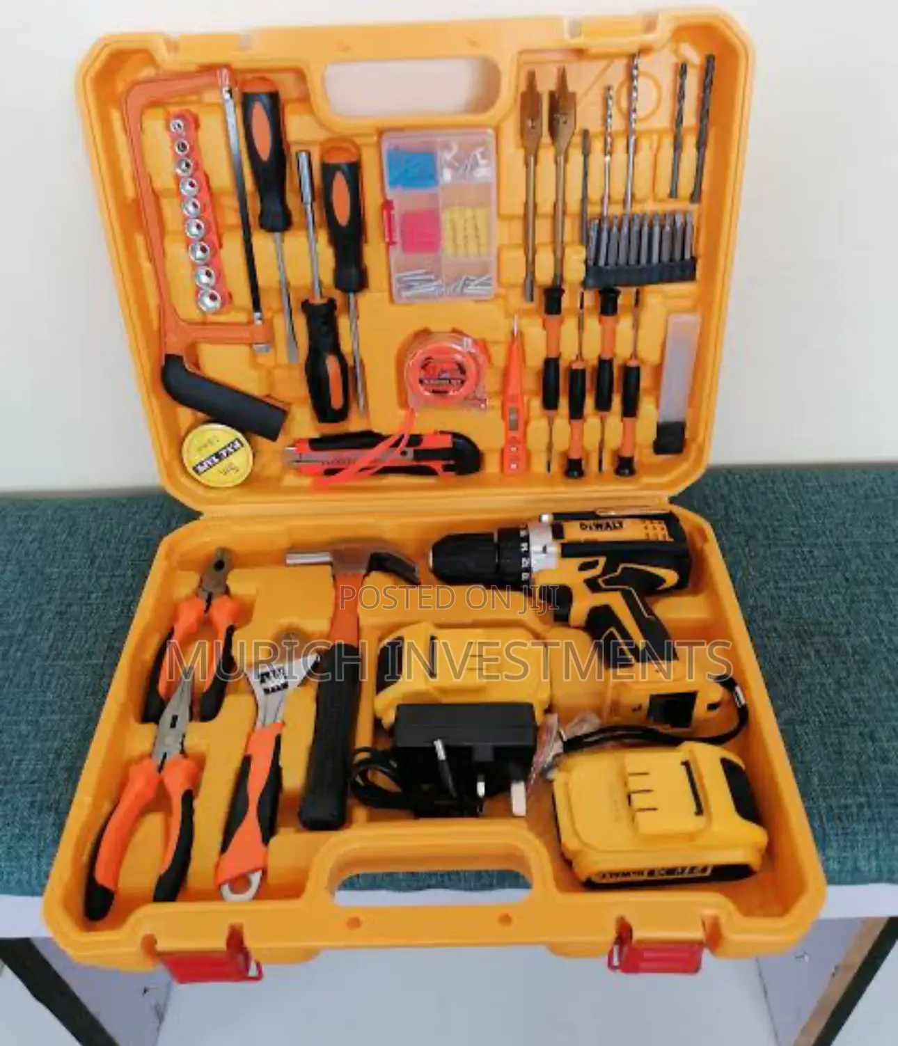 Dewalt 48v Cordless Drill Set With Hammer Drill Function