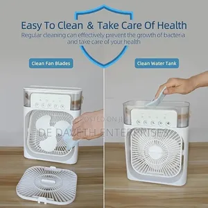 Rechargeable Ac Cooling Fan With Humidifier