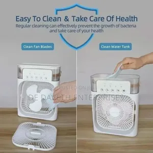 Rechargeable Ac Cooling Fan With Humidifier
