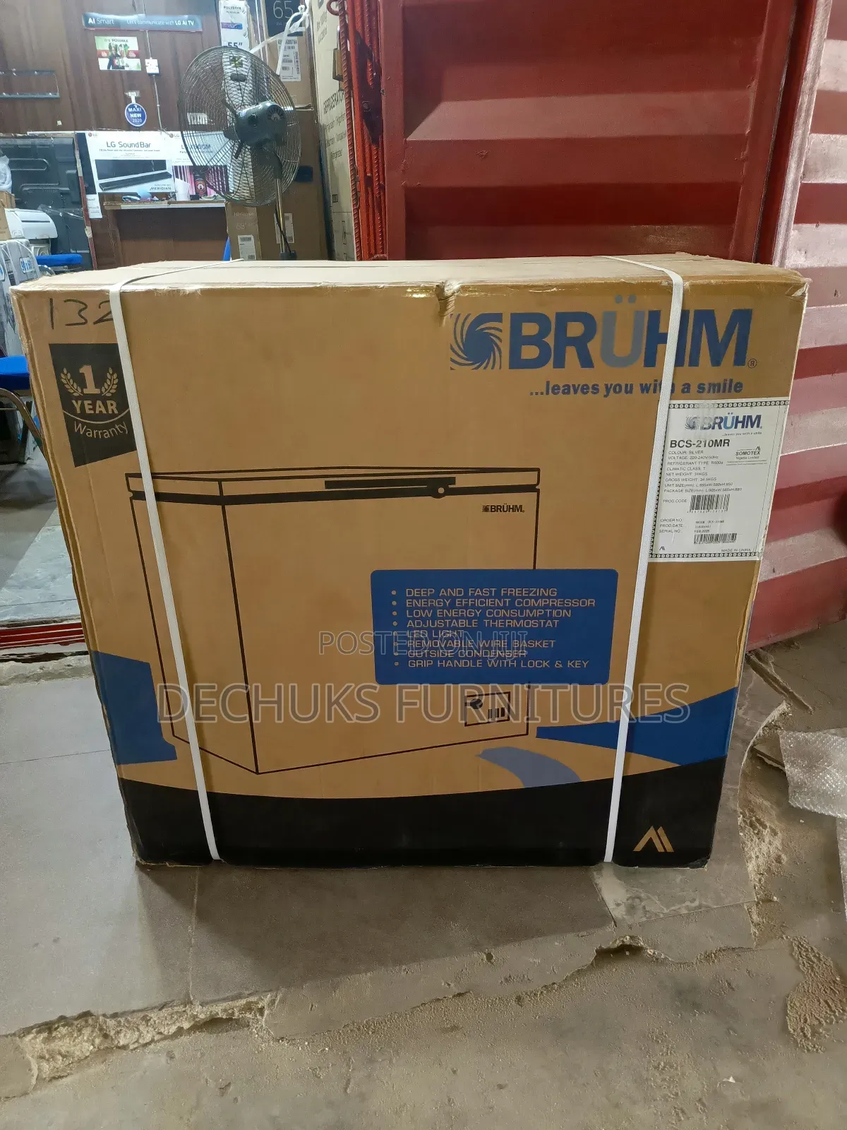 New Bruhm Super Fast Freezing Chest Freezer (210 Liter's)