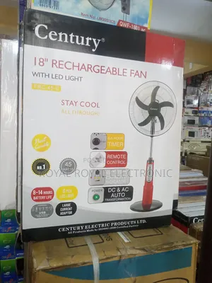 Century 18 Inches Ac/Dc Rechargeable Standing Fan