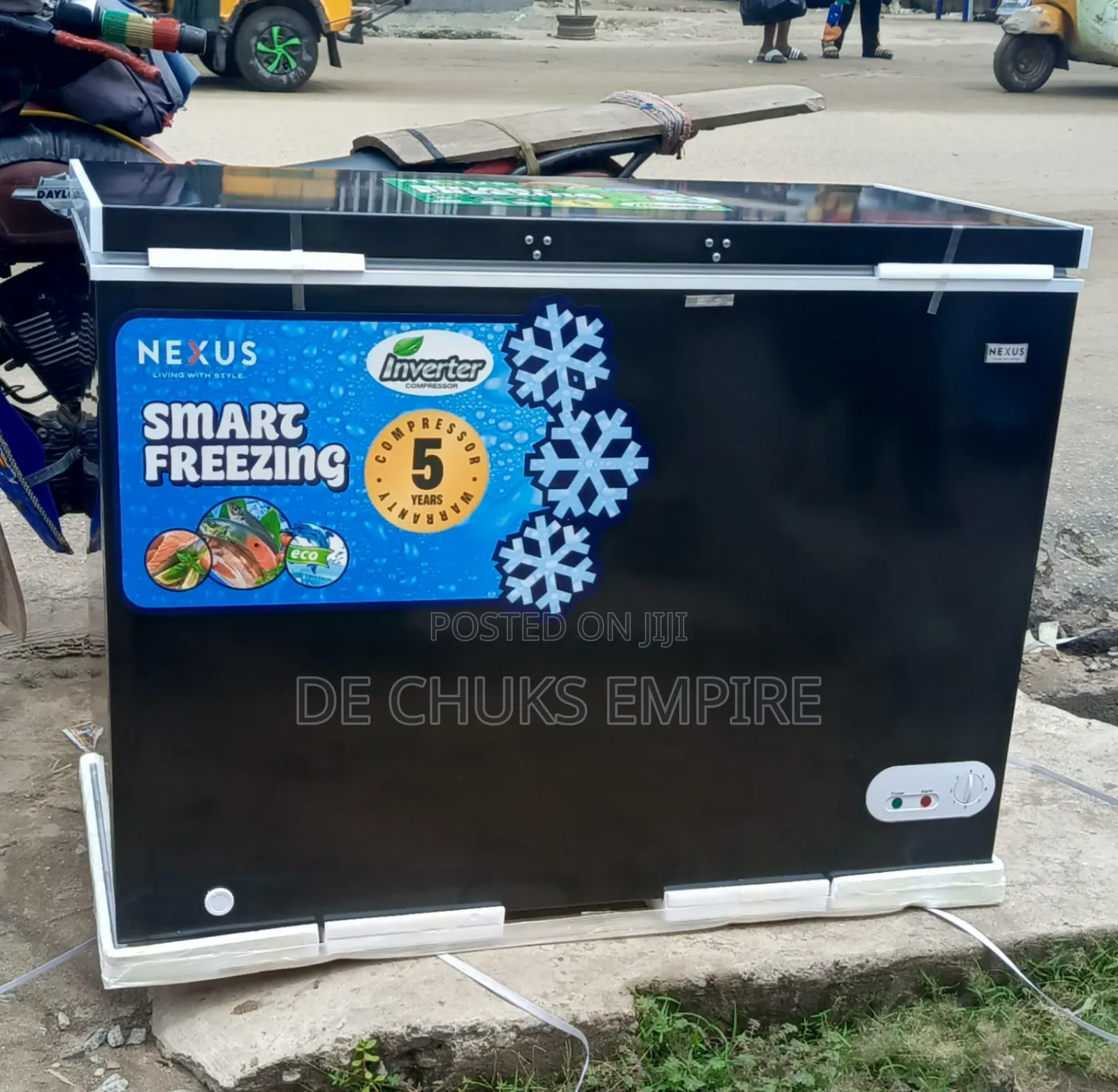 Nexus Inverter Chest Freezer With Inner Slide Glass (270 Lt)