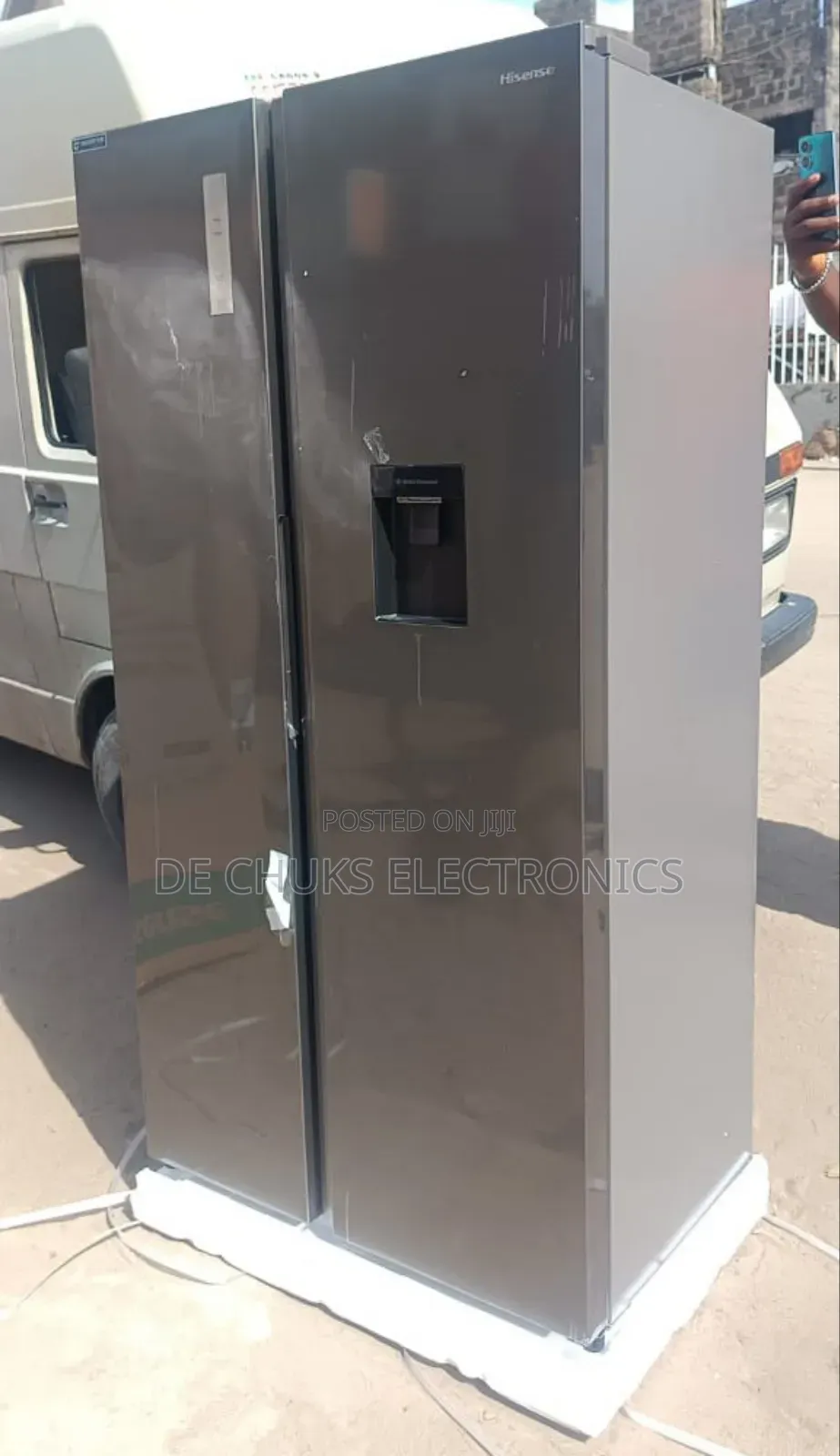 Hisense Inverter With Water Dispenser Side by Side Fridge