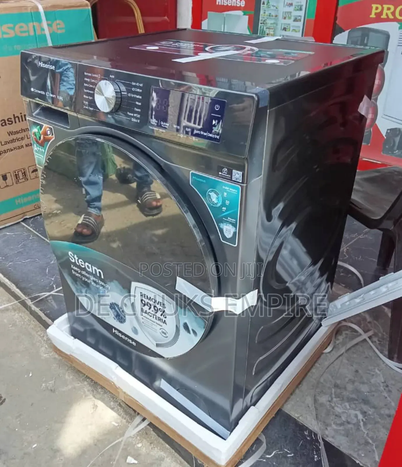 Hisense Front Loader Washer/Spin Inverter 10.5kg Washing M