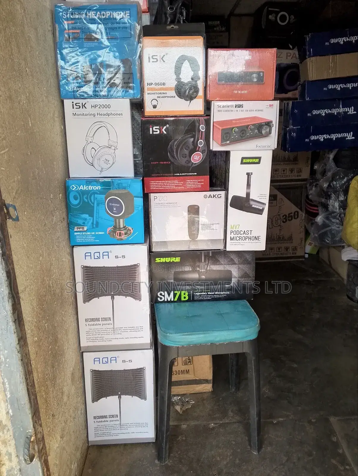 All Studio Equipments Available.