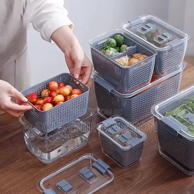 Kitchen Vegetable and Fruit Drain Basket