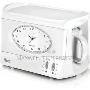 Swan Vintage Teasmade With a Dial Clock, Rapid Boil and Alar