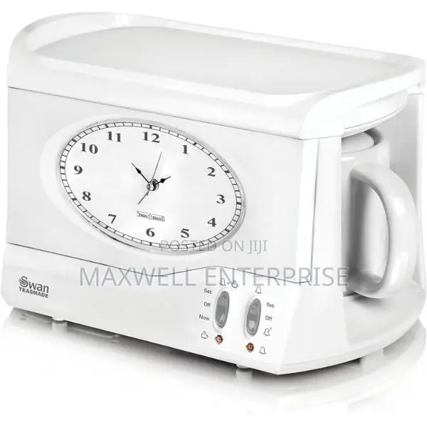 Swan Vintage Teasmade With a Dial Clock, Rapid Boil and Alar