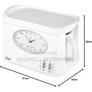 Swan Vintage Teasmade With a Dial Clock, Rapid Boil and Alar