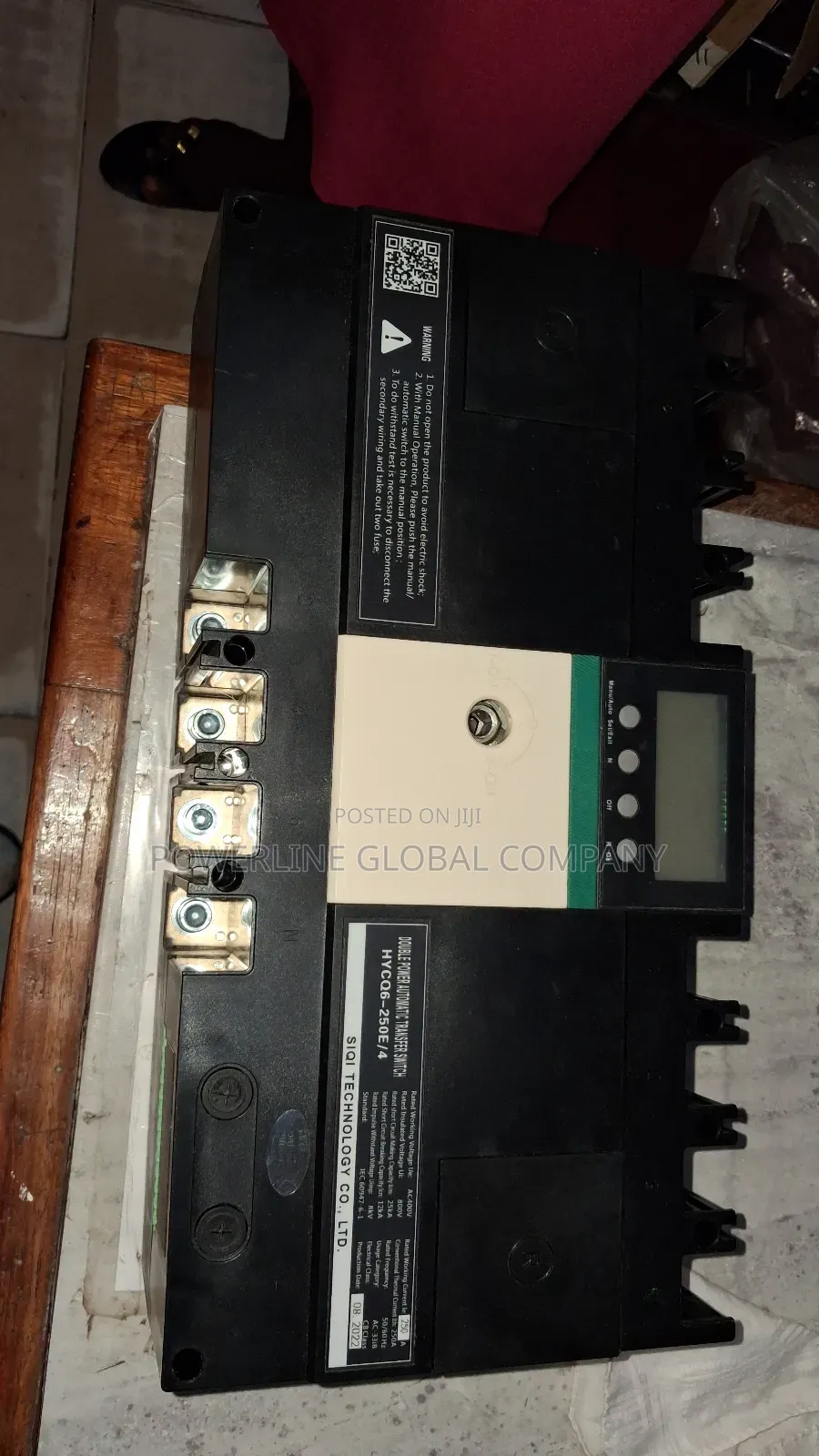 250amps Automatic Change Over Switch for Homes/ Hotels/ Bars
