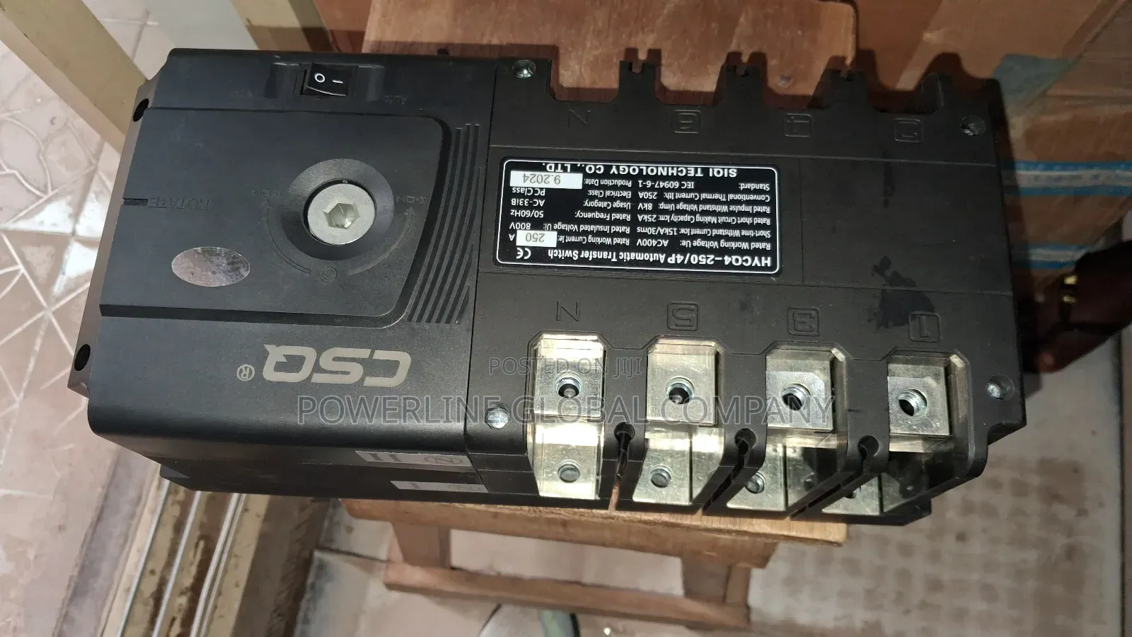 250amps Automatic Change Over Switch for Homes/ Hotels/ Bars