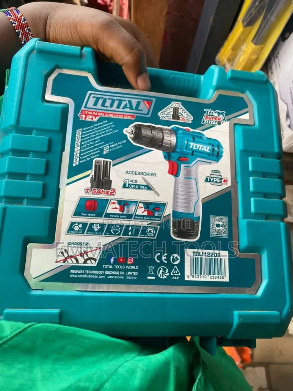 Original Total Cordless Drill Machine
