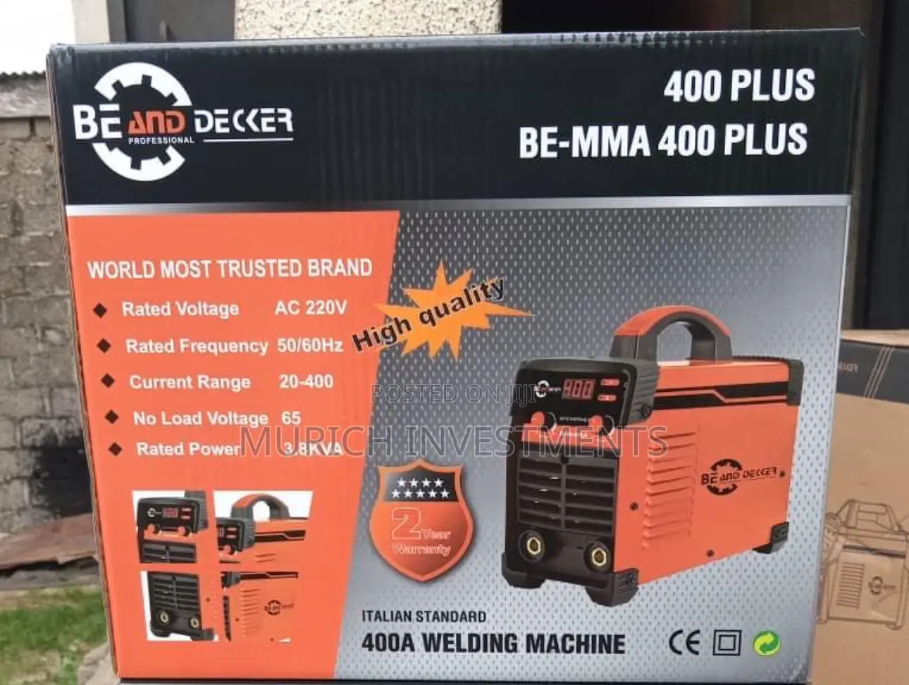 Be Decker – Be-Mma 400 Plus Professional Welding Machine
