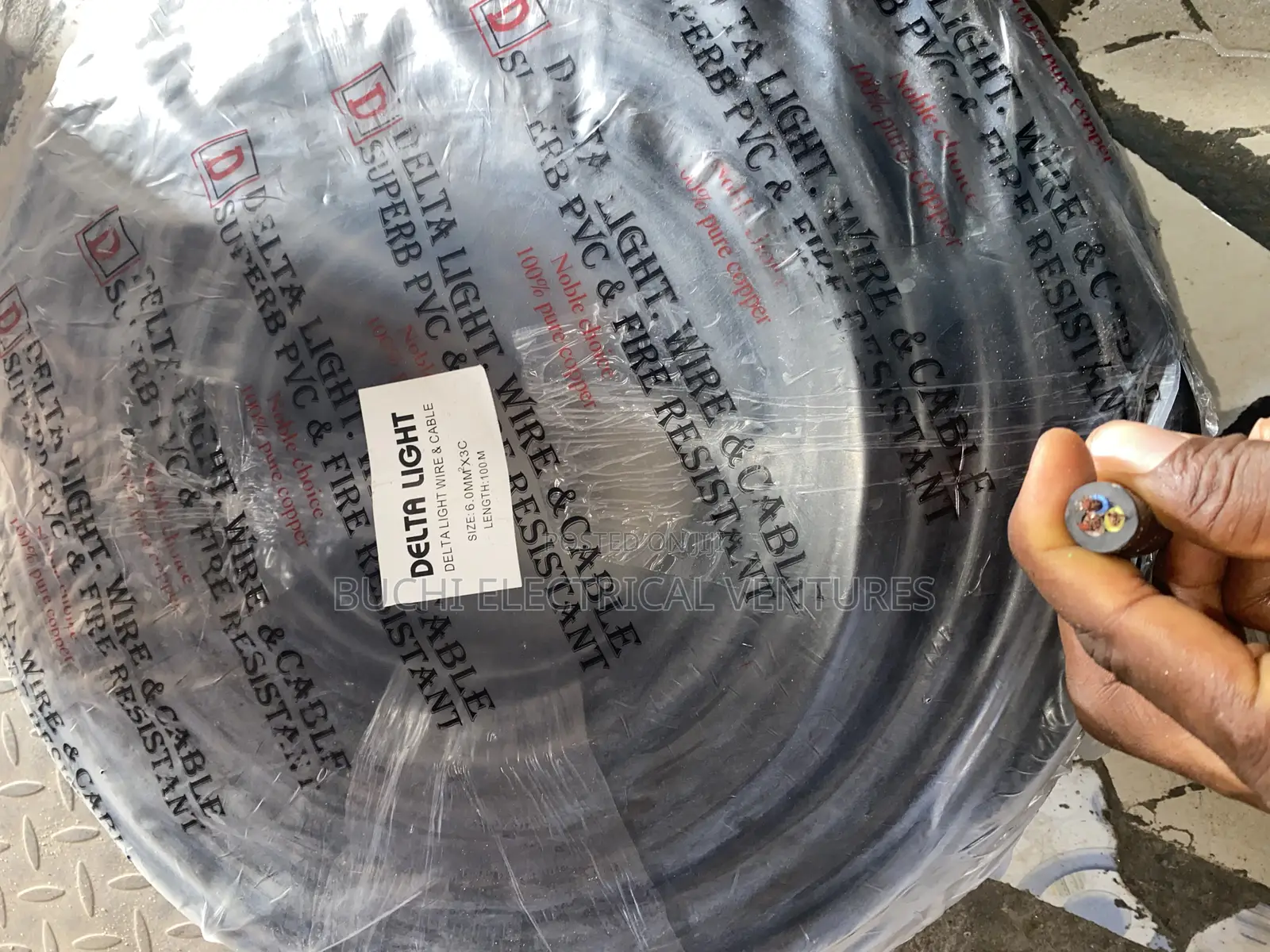 6mm 3core Flexible Cable