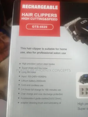 GTS Rechargeable Digital Clipper