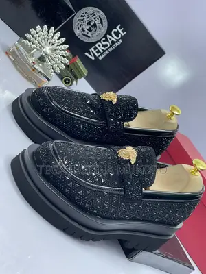 Men's Studded Versace Flat Shoes