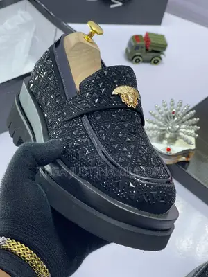 Men's Studded Versace Flat Shoes