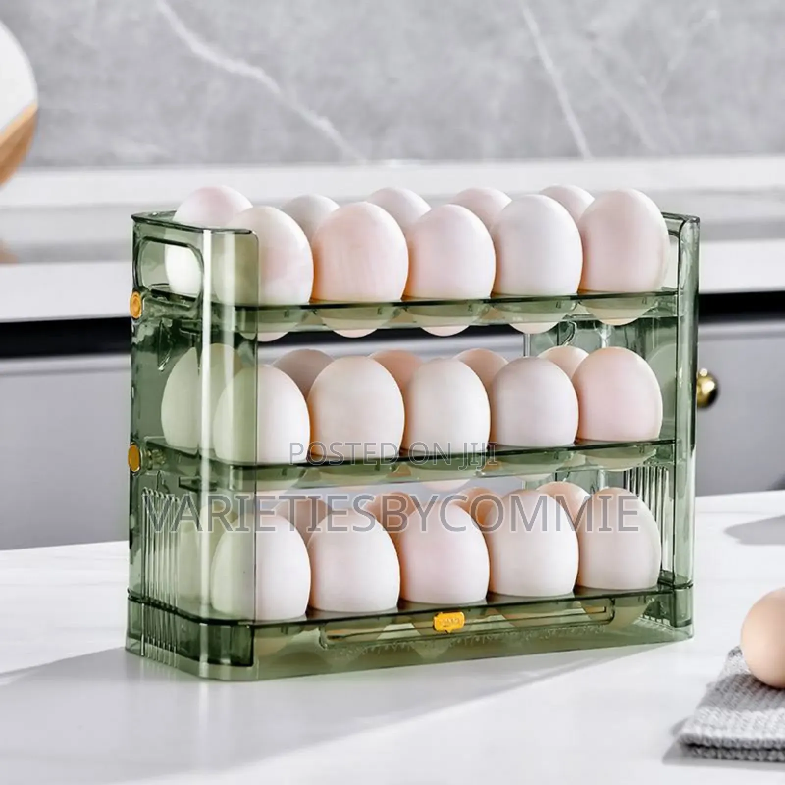 30 PCS Acrylic Egg Storage Rack