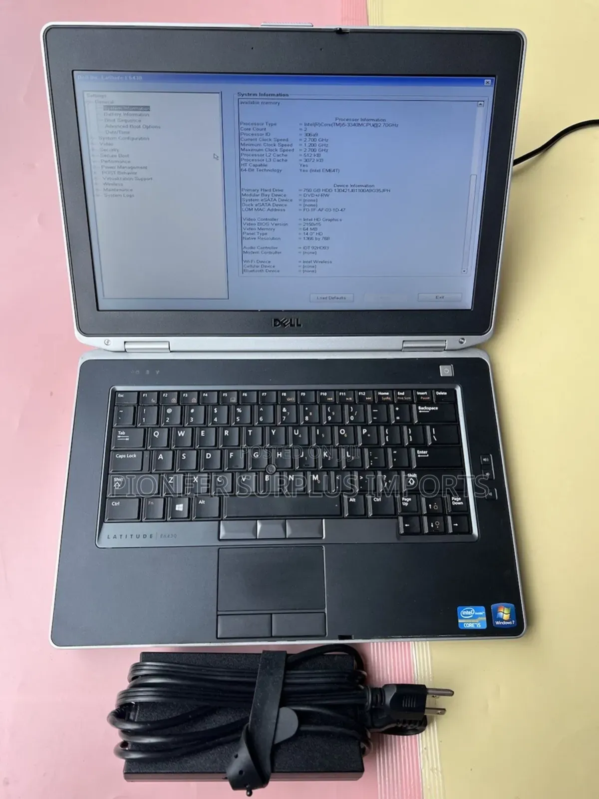 Laptop Dell Latitude E6430 8GB Intel Core I5 HDD 500GB