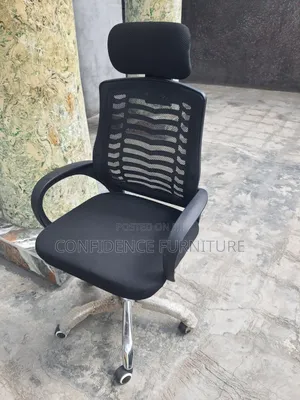 Reception Mesh Chair With Headrest