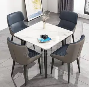 Multicolor Dining Chairs and Table