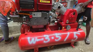 Double Tank Air Compressor With Diesel Engine