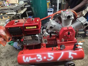 Double Tank Air Compressor With Diesel Engine