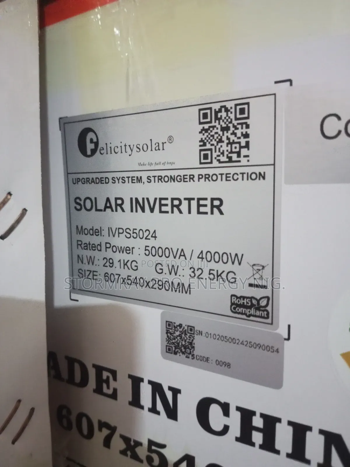 Felicity 5kva Inverter