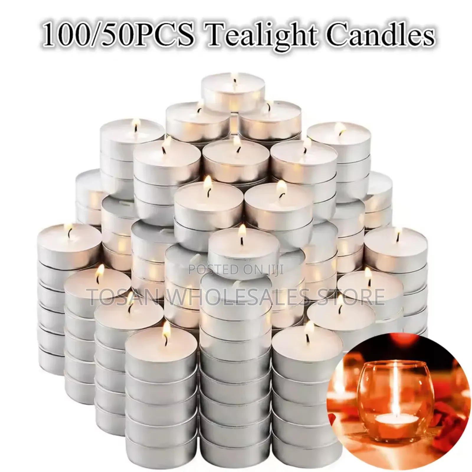 Tea Lights Candles 50pcs
