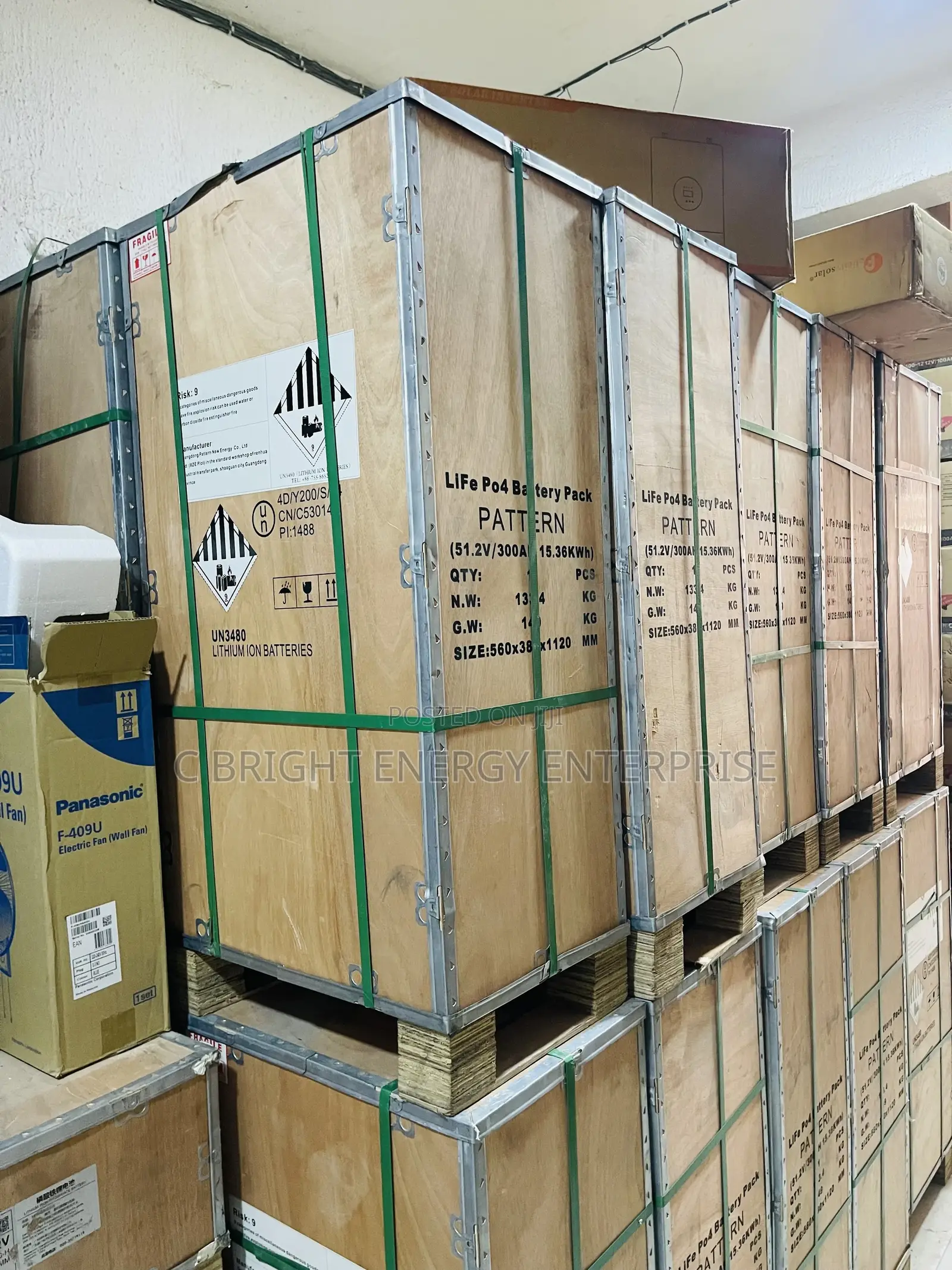 The 15.36kwh Pattern Solar Lithium Battery