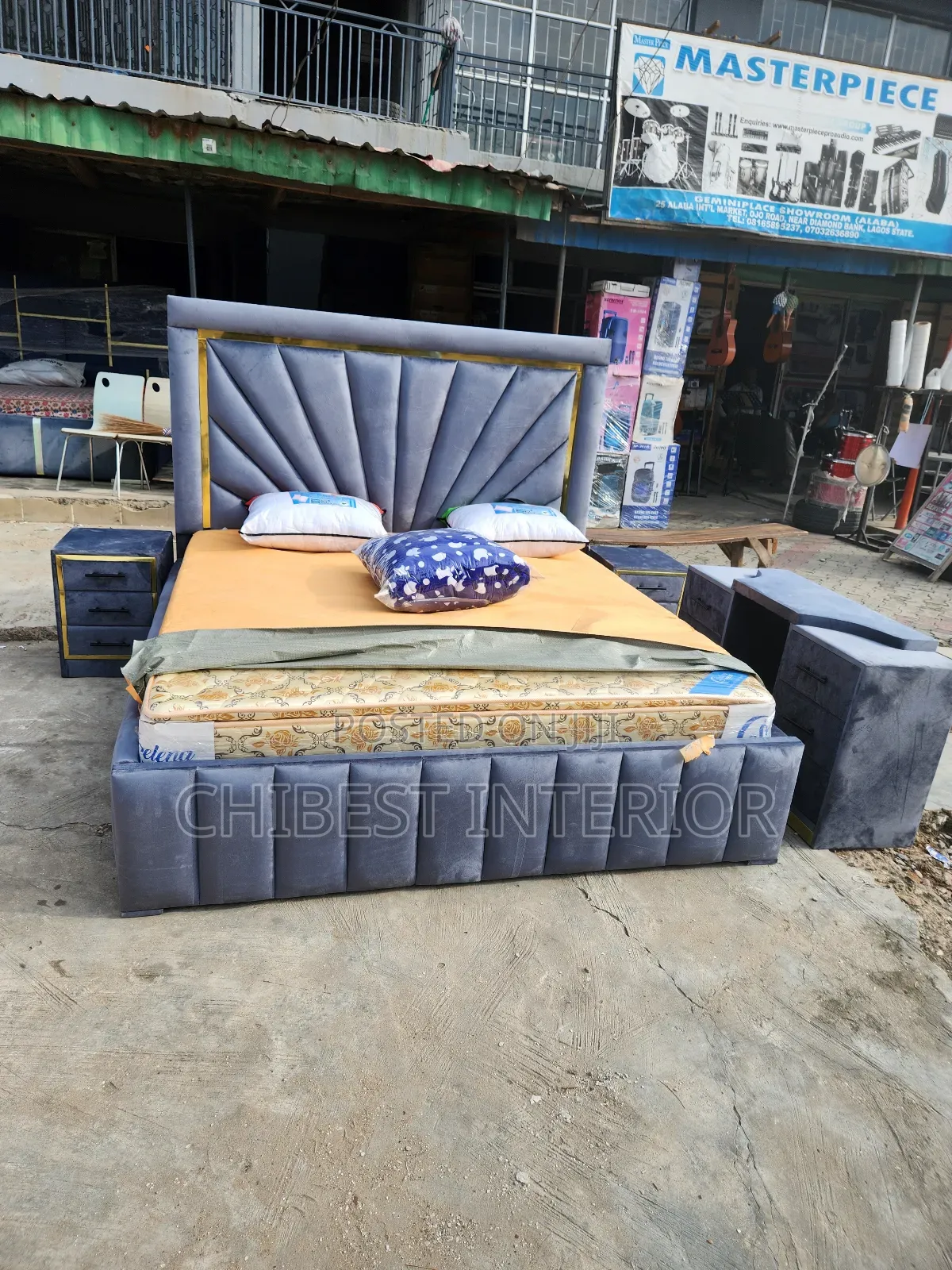 High Quality 6by6 Bed Frame With Its Accessories