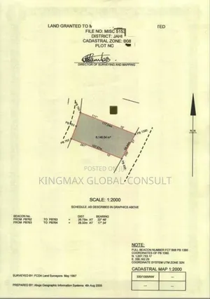 Commercial Land With Fcda Cofo Jahi