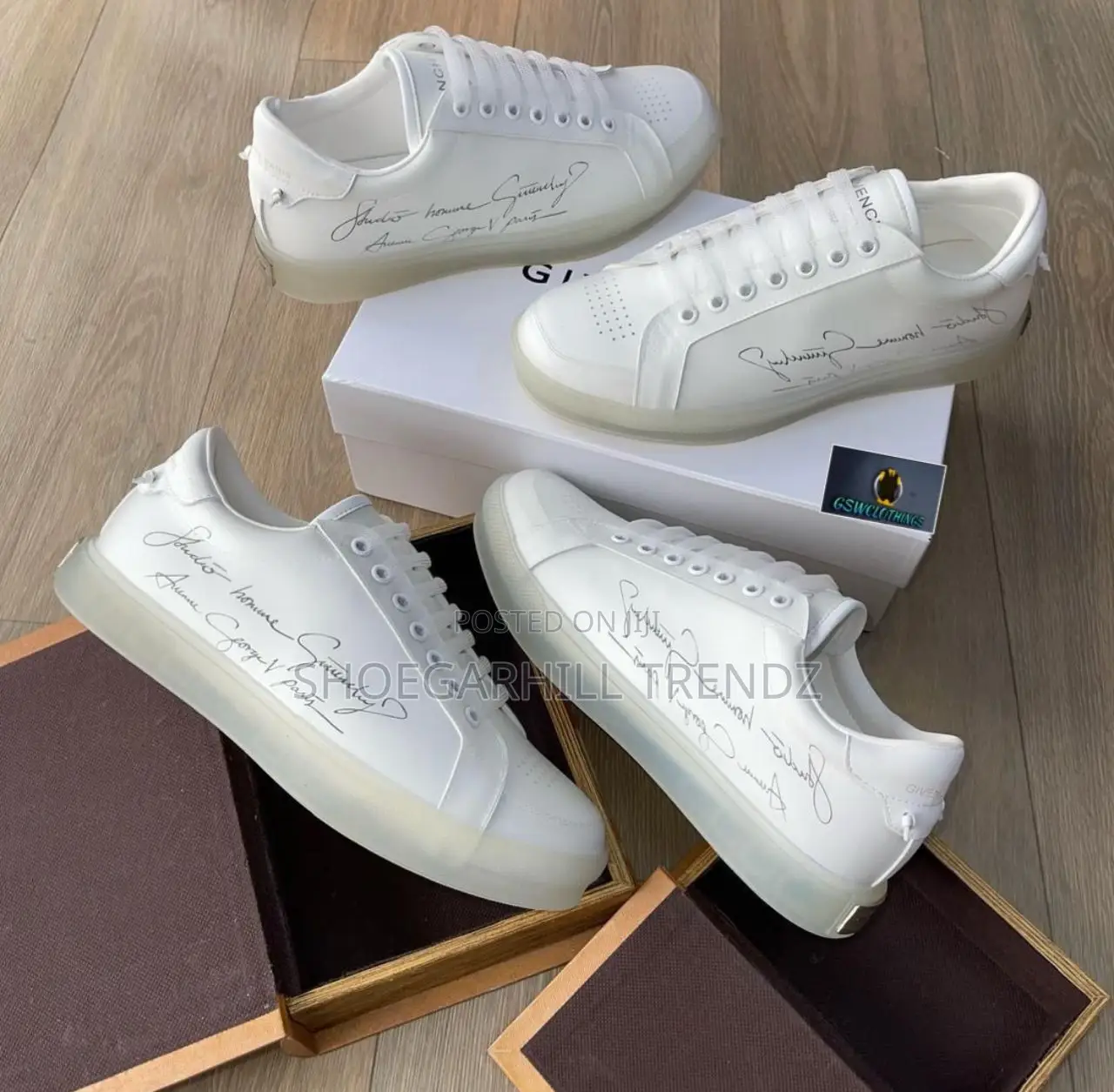 Luxury White Sneakers