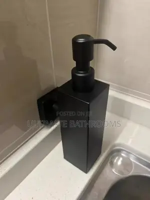 Black Wall Mounted Soap Dispenser