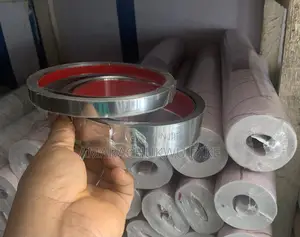 Aluminum Iron Material Silver Adhesive Tape Sticker 1cm Wide
