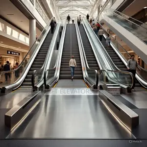 Escalator Large Supermarket Safe Efficient