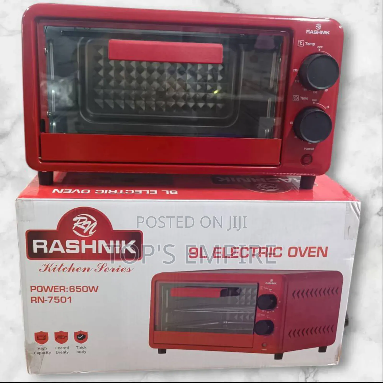 Rashnik 9l Electric Oven – Fast Efficient Cooking