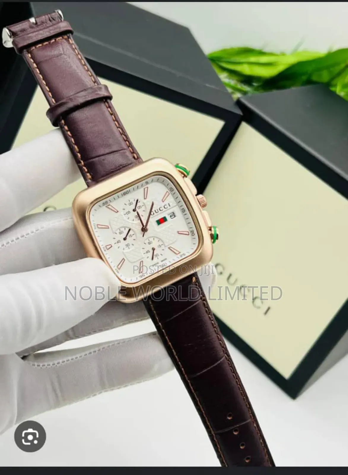 Gucci Leather Watch Ogu Ed