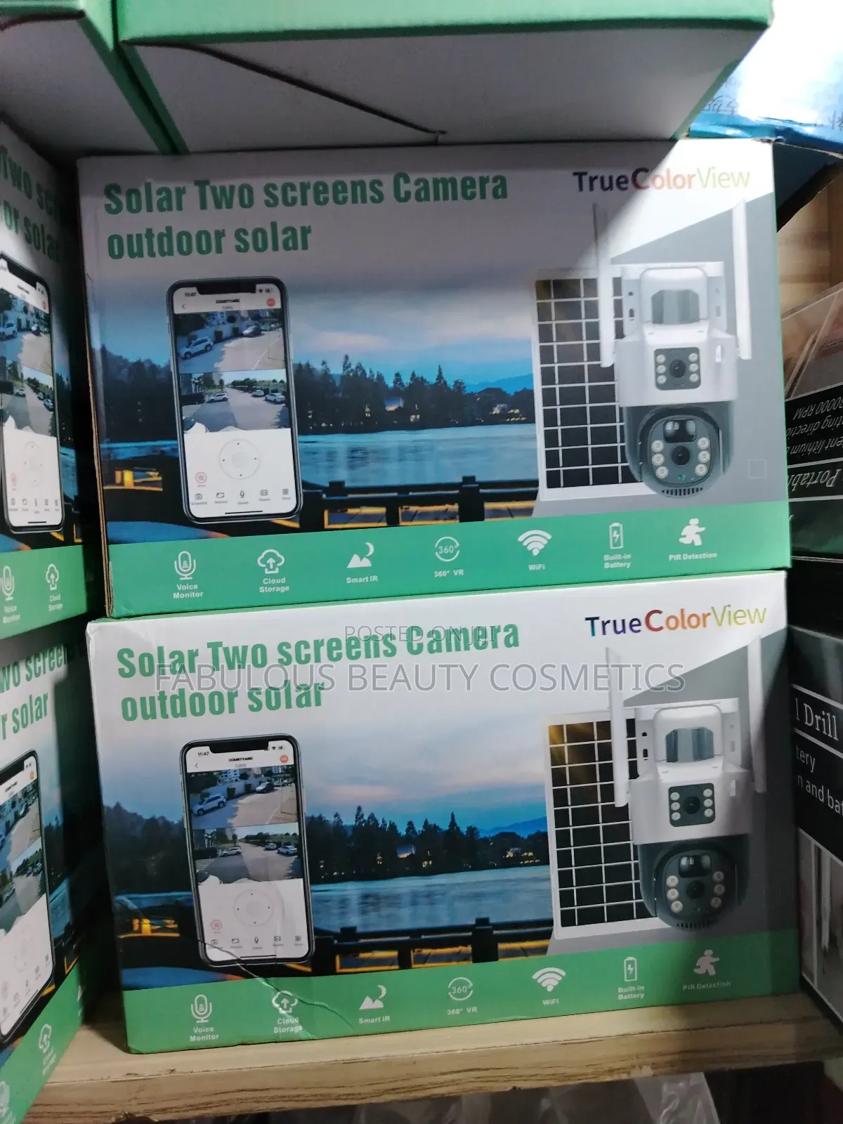CCTV Solar Security Camera, Only Support 2.4g Wifi 360° View