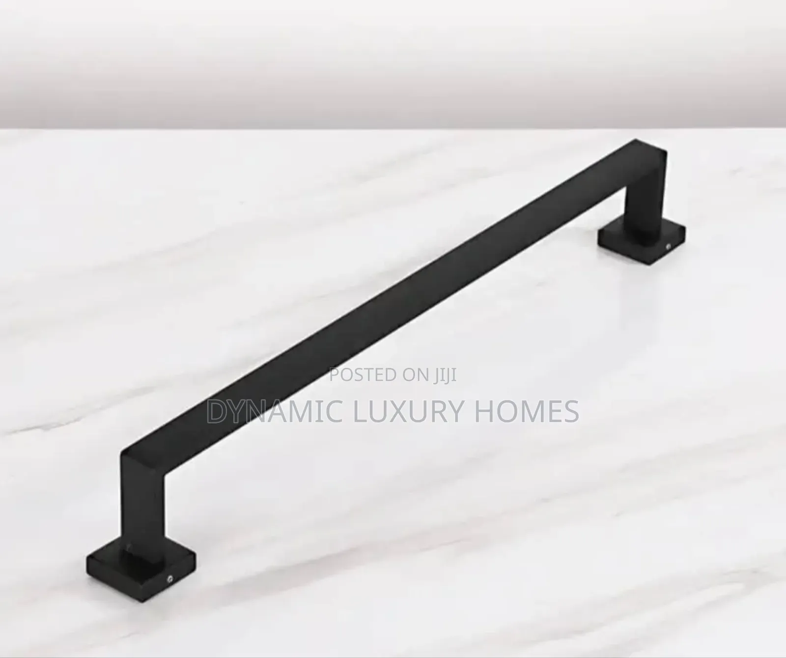 Quality Wall Mounted Steel Black Towel Rack