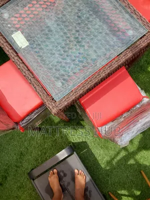 Rattan Bar Chair Set 4pcs