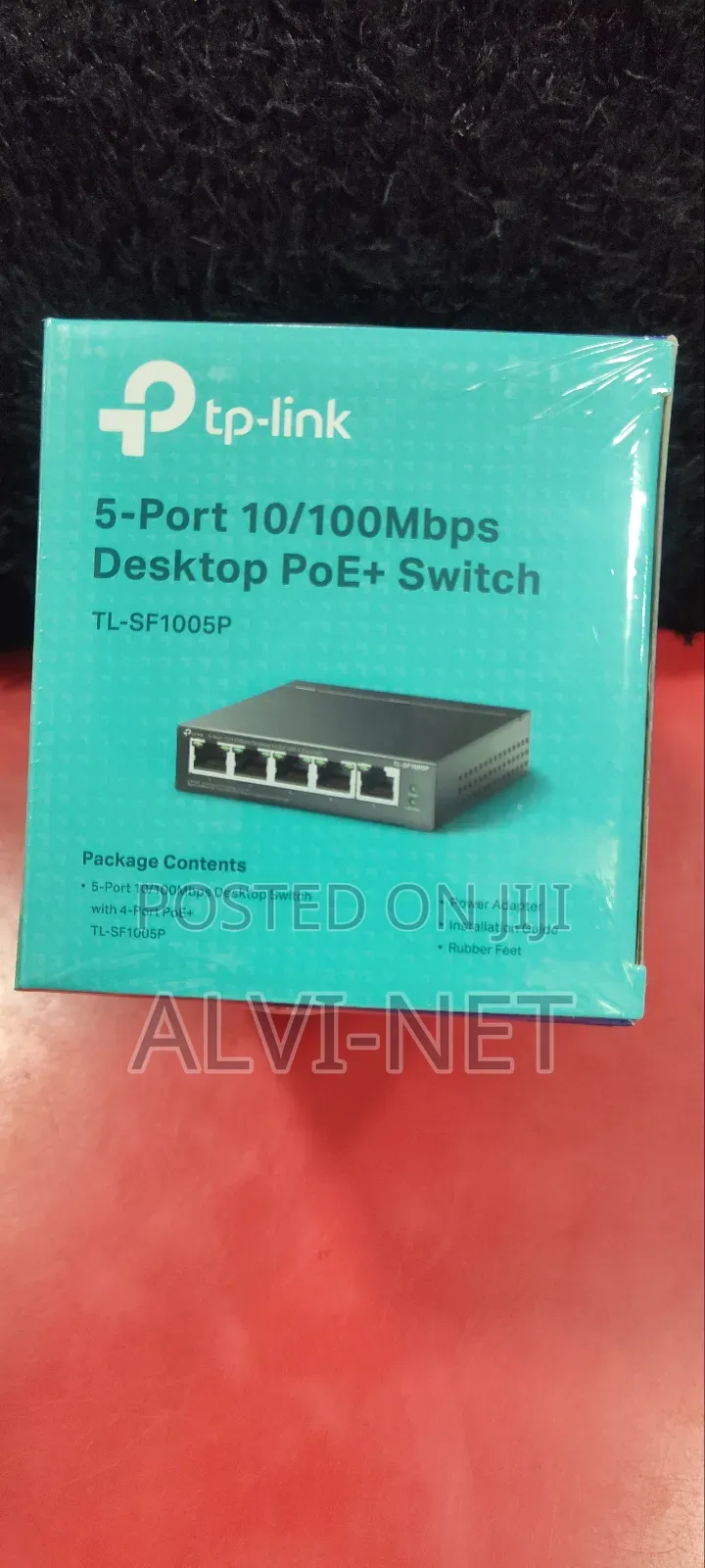 Tp-Link 5 Port 10/100 Desktop Poe+ Switch Tl-Sf1005p