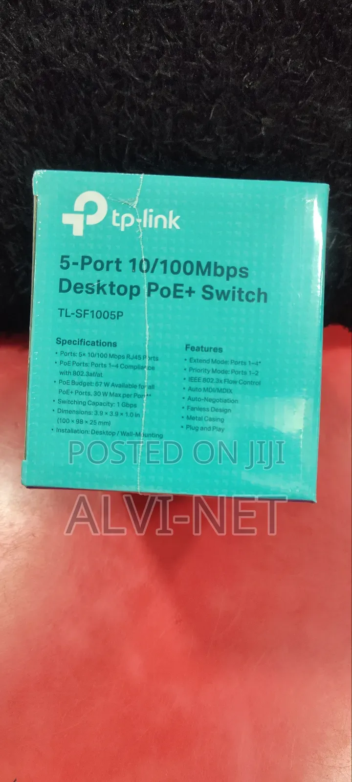 Tp-Link 5 Port 10/100 Desktop Poe+ Switch Tl-Sf1005p