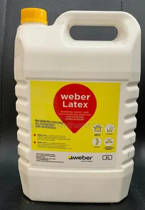Weber Latex 5l: Waterproof and Bonding Chemical